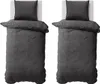 Winter Bettwäsche Teddy Plüsch 135x200 + 80x80 Bettbezug Produktbild-Vorschau 1