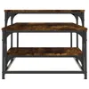 vidaXL Table basse chêne fumé 102x60x45 cm bois composite Voir les images du produit 5