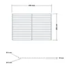Edelstahl-Grillrost 45x30cm aus Europäischem Edelstahl, Produktbild-Vorschau 4
