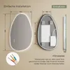 S'AFIELINA lustro łazienkowe z oświetleniem 50×85 cm Lustro Podgląd zdjęcia produktu 19