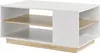 Couchtisch 100x60x46cm mit 2 Ablagen Wohnzimmertisch Produktbild-Vorschau 2