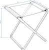 Campinghocker 40x40 cm klappbar faltbar leicht tragbar Produktbild-Vorschau 10