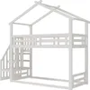 Sweiko Kinderbett 90x200cm, Niedriges Etagenbett mit Produktbild-Vorschau 4