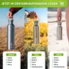 Gourde en acier inoxydable Blockhütte 1 l isolée, thermos 1 Voir les images du produit 2