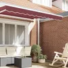 vidaXL Tablier de store de rechange à rayures bordeaux, 2,5 Voir les images du produit 3