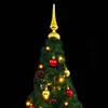 vidaXL Albero di Natale artificiale con luci e palline Anteprima dell’immagine prodotto 5