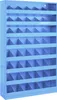 A light blue metal shelving unit with 48 compartments, designed for storing small items like screws. Produktbild-Vorschau