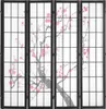 Ruimtescheiding, Japans, 4-delig, vouwscherm, voor het Productafbeelding-voorbeeld 11
