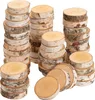 Kleine 8 cm Baumscheiben 50er Pack zum Holz-Deko Basteln Produktbild-Vorschau 2