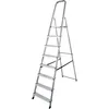 KRAUSE Stehleiter einseitig CORDA silber 8 Stufen, H: 240,0 Produktbild-Vorschau 6