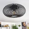 Aidone Deckenlampe aus Metall/Bambus in Schwarz Produktbild-Vorschau 10