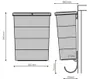 Pojemnik wewnętrzny Hailo 1102445 ReadyBin 12 L 320x156x295 Podgląd zdjęcia produktu 6