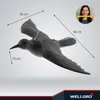 4x WELLGRO Vogelschreck Krähe – Raben Attrappe zur Produktbild-Vorschau 2