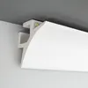Sockelleiste für 2 LED-Streifen 2m Bogen Weiß Produktbild-Vorschau 6