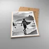 Gerahmtes Poster - Rahmen in heller Eiche - Meer Welle Produktbild-Vorschau 3