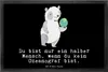 Mr. & Mrs. Panda Schmutzmatte Ozeanograf Herz 40 x 60 cm - Produktbild-Vorschau 1