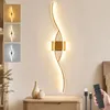 Akku Wandleuchte Innen 100cm 1Stk, Kabellos Wandlampe Gold Produktbild-Vorschau 1