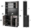KOMFOTTEU Hochschrank Buffetschrank 180cm, Küchenschrank Produktbild-Vorschau 7