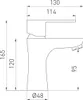 Algeo freistehende Waschtischarmatur, Chrom Produktbild-Vorschau 2