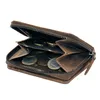 Greenburry Minibörse Geldbörse Leder braun Vintage Produktbild-Vorschau 4