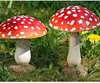 Dekoaufsteller Fliegenpilz Kunstharz Rot weiß - 2er Set Produktbild-Vorschau 1