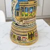 Bierkrug mit Deckel 0,7L - Steinkrug mit Deutschland Motiv Produktbild-Vorschau 4