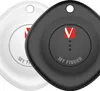Two key finders, one black and one white, are shown against a white background. Podgląd zdjęcia produktu