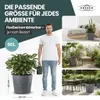 XXL Pflanzkübel „Millennium“ Ø59xH49 cm - 80L - Grau - Produktbild-Vorschau 5