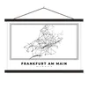 MuchoWow® Textilposter Deutschland - Frankfurt am Main - Produktbild-Vorschau 1