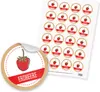 itenga 24x Sticker "Erdbeere" (Motiv 171) Produktbild-Vorschau 1