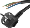 Flexo šňůra PVC 3x 1,0mm2, 2m, černá Náhled obrázku produktu