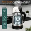 Clatronic® Wasserkocher Edelstahl 1,7L | BPA frei | 2200W | Produktbild-Vorschau 2