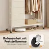 HOKEEPER fahrbarer Kleiderständer mit Schubladen, Haken, Produktbild-Vorschau 7