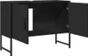 vidaXL Meuble sous-lavabo noir 80x33x60 cm bois composite Voir les images du produit 5