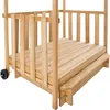 tectake® Sandkasten Gretchen 106 x 105 x 137 cm Produktbild-Vorschau 4