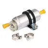 A fuel pump with two hose clamps on a white background. Produktbild-Vorschau