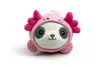 Plüschtier Panda 30 cm im rosa Axolotl-Kostüm – Weiches Produktbild-Vorschau 2
