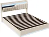 UnboxG Letto matrimoniale moderno in velluto 140x200 cm con Anteprima dell’immagine prodotto 12