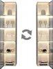 Hängevitrine Vitrine Vitrinenschrank FIVO 03 schwarz  Produktbild-Vorschau 3