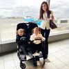 DERYAN Luxe Rolo X2 Podwójny wózek - Duo wózek - Nugat Podgląd zdjęcia produktu 7