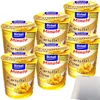 A collage of several containers of Birkel Minuto Kartoffel Püree. Produktbild-Vorschau