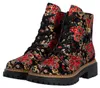 Botines de mujer Rieker, diseño floral con detalles Vista previa de la imagen del producto 13