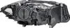 A black car headlight assembly is shown from a side-angle. Produktbild-Vorschau