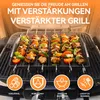 BBQ Grillspieße Set 6 Stück Edelstahl mit klappbarem Produktbild-Vorschau 4