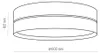 Plafondlamp HILTON zwart/goud, model 4345, van TK Lighting Productafbeelding-voorbeeld 4