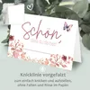 50 Tischkarten Schön dass du da bist, Floral Butterfly Produktbild-Vorschau 6