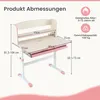 Verstellbarer Kinderschreibtisch mit neigbarer Tischplatte, Produktbild-Vorschau 2