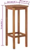 vidaXL Barová stolička 2 ks z masívneho akáciového dreva Náhľad obrázku produktu 7