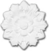 PROFHOME 156011 Rosette aus Polyurethan Deckenrosette Produktbild-Vorschau 1
