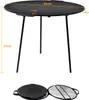 YARDIN Poêle à griller en fonte ronde Ø45cm Bac à griller Voir les images du produit 6